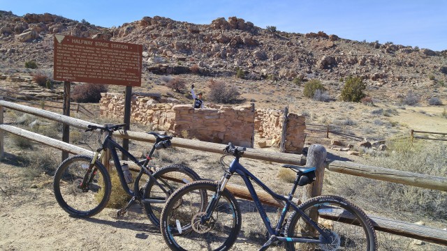 Biking Moab Halfway Stage Station