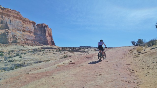 Biking Moab Marin Bike James Adinaro Slick Rock