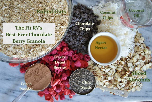 Healthy Chocolate Granola Recipe Ingredients