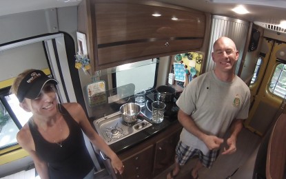RV Propane vs. Induction Boil-Off!   (And, James’ need to constantly tinker with the RV.)