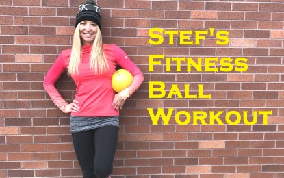 Stef’s Mini Ball Workout for Beginner & Senior Fitness