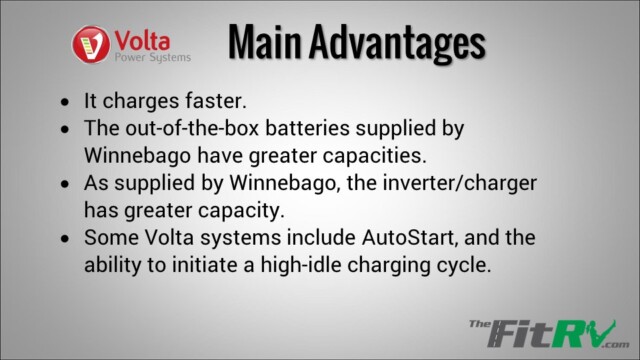 Lithium System Comparison: Lithionics and Volta (as offered by Winnebago)