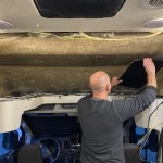 Deadening the Sound of Our RV’s Fiberglass Forehead