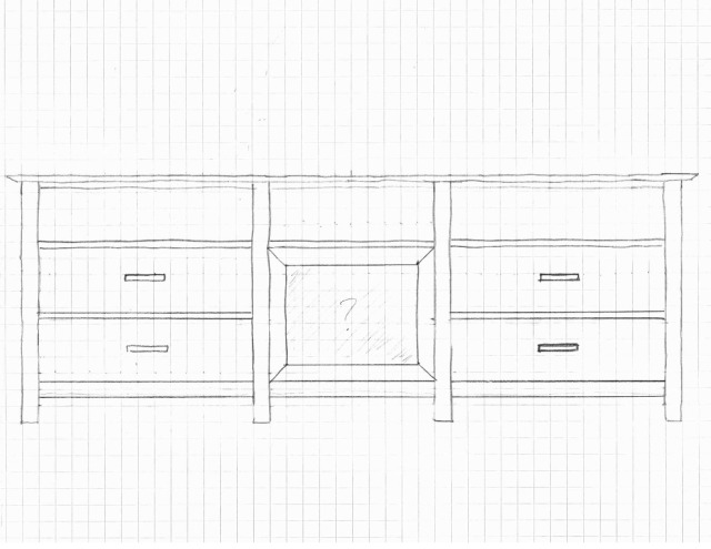 Console Table Sketch 2