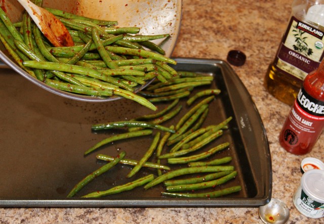 Spicy Roasted Green Beans Recipe Ingredients