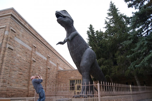 Dinosaur at University of Wyoming