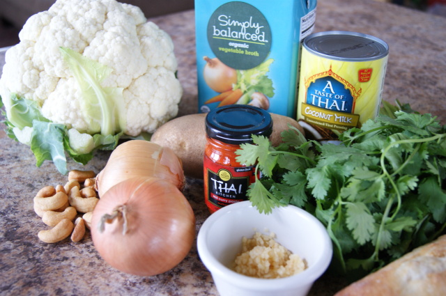 Curried Cauliflower Soup Recipe Ingredients