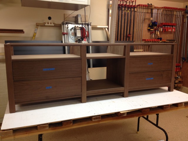 Drawers in Cabinet