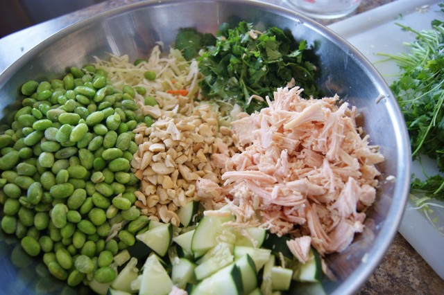 Healthy Easy Thai Chicken Salad Recipe