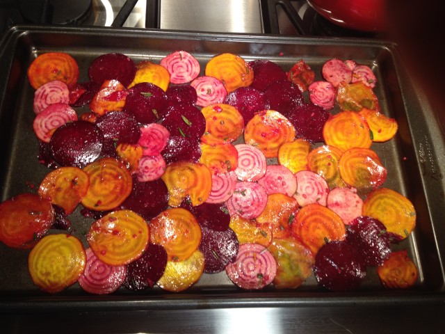 Making Beet Chips at the Fit RV