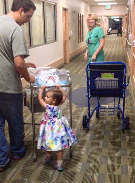 Photo of Baby with Baby Cart