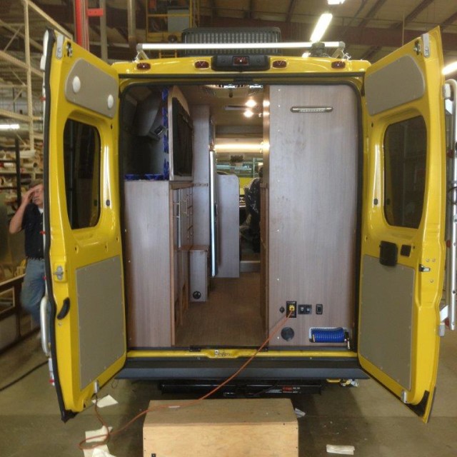 Rear View Elevated Bed