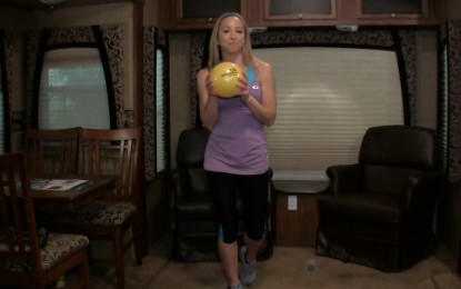 Fitness in your RV – Ball Workout