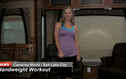 Fitness in your RV – Handweight Workout