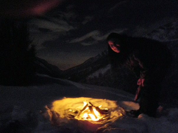 Snowshoe Campfire