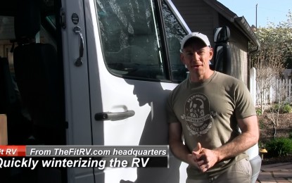 How to Quickly Winterize Your RV